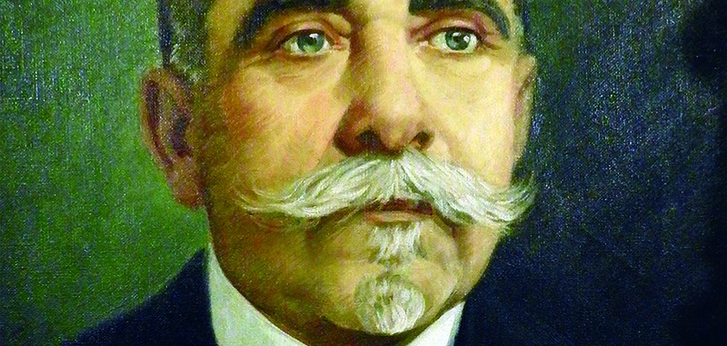 1895: Ο φιλαθήναιος πρωτεργάτης ευπατρίδης Καθηγητής Ευάγγελος Μουστάκας.