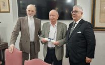 ΕΔΑΒυΤ: Ο Πρόεδρος Θ. Τάσιος ανακήρυξε Επίτιμο Μέλος τον ερευνητή Χ. Τζάλα στον «Σύλλογο των Αθηναίων»